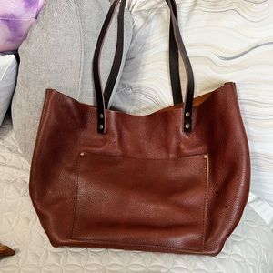 Portland Leather Goods Large Nutmeg Tote NEW